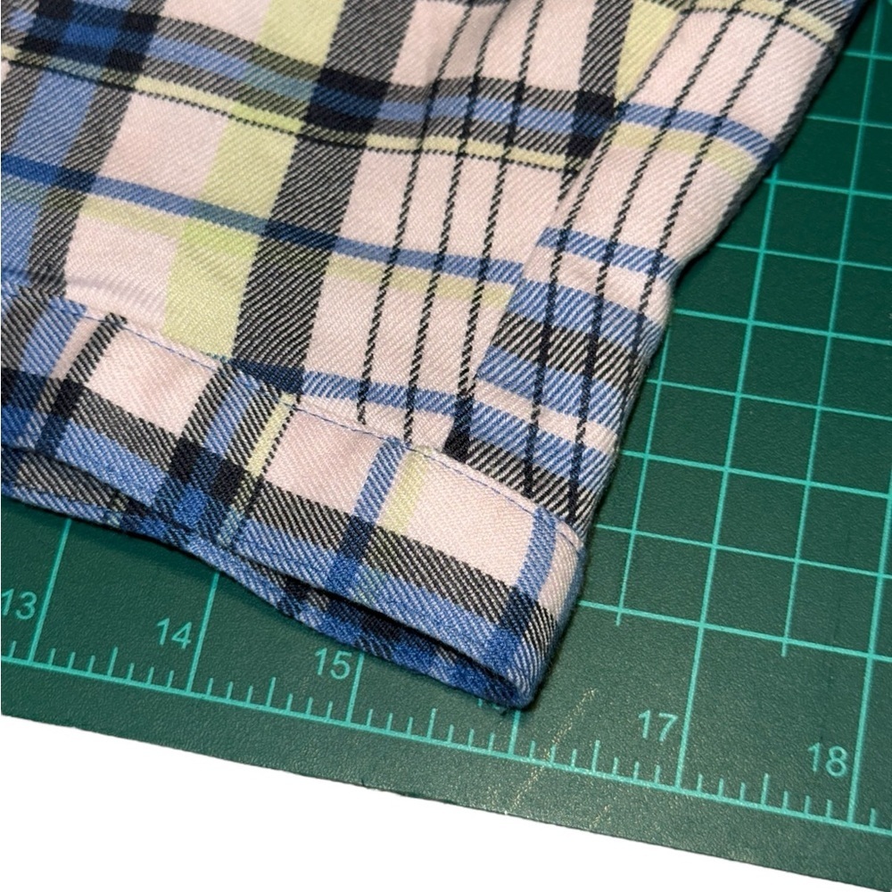NEW SO Goods for Life Plaid Mini Skirt – Size 13 Juniors – Navy Pink Yellow - Picture 8 of 10